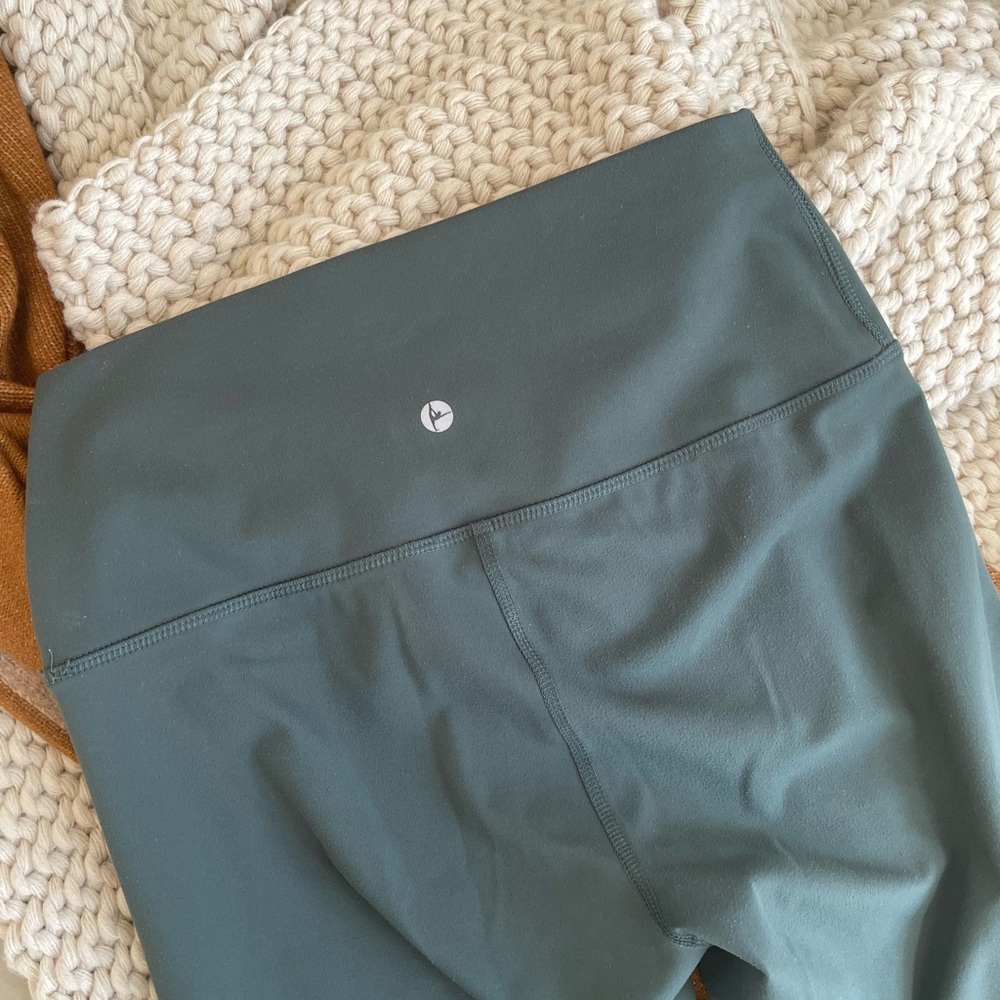 90 Degree By Reflex Olive Green Leggings